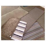 5 Throw Rugs & runners-70"x22"