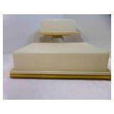 2 Vintage Tupperware Cake Safes - Rectangle 9ï¿½"