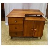 Solid Wood 3 Drawer (Top has Spool Tray) 2 Door
