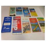 Assorted City Maps, 9 total