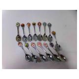 14 State Souvenir Spoons, All Different