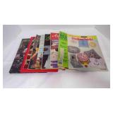 6 Sewing Magazines & 2 Christmas Craft Books