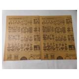 2 Sheets Gay Victorian Newsprint Style Dï¿½cor Wrap