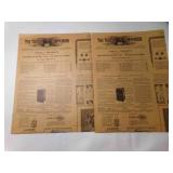 2 Sheets Gay Victorian Newsprint Style Dï¿½cor Wrap