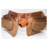 Sears Heavy Leather 11 Pocket Carpenter Apron No.
