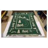 Goodwin Weavers Tapestry Throw Blanket, 43" X 61"