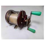 Vintage Penn Peer No. 109 Red Fishing Reel USED w/