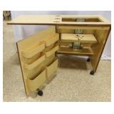 Laminated Particle Board Sewing Machine Cabinet