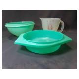3 Tupperware Pieces - 8 Cup Measuring Cup &