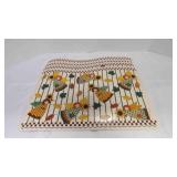 4 Fall Theme Vinyl Placemats