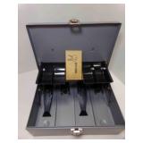 Like New Metal Locking Money Box with Keys