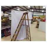 6 Ft Wooden Step Ladder, Paint Splatters