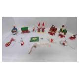 16 Wooden Christmas Ornaments