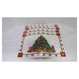 6 Christmas Theme Vinyl Placemats