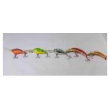 5 Bigger Fishing Lures - Blue Fox Foxee Fish
