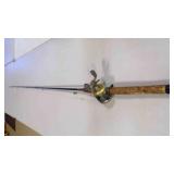 Cork Handle UNBRANDED Pole Rigged w/Shimano Calyx