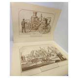 American Steam Fire Engine Print