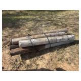 5- line posts, 1 railroad tie- 7ï¿½-9ï¿½ long