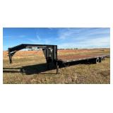 2008 Titan 31ï¿½ Gooseneck Flatbed Trailer