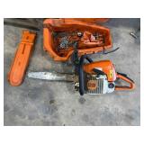 Stihl MS290 chainsaw- motor pulls through