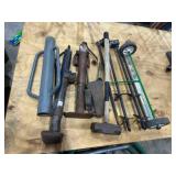 Jacks, post pounder, sledge/pick heads