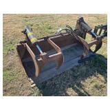 Shopbuilt Hydraulic Skid Steer Grapple Bucket