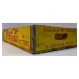 1967 Wood Coca-Cola Soda Pop Crate 2 Dividers