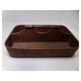 Antique Bentwood Divided Shaker Knife Caddy Tray