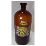 Vintage Brown Bottle Lime Rickey Tia Juana Club