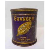 EMPTY Granger Rough Cut Pipe Tabacco Tin - Lined
