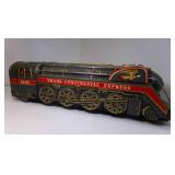 Vintage Tin Litho Toy Train Trans-Continental