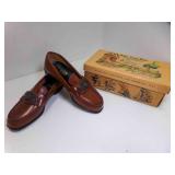 1954 NEW Old Stock Mother Goose Brown Leather