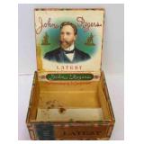 John Rogers Rothenberg & Schloss Wood Cigar Box