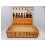 Vintage Retro Headline Blended w/Hanana Cigar Box