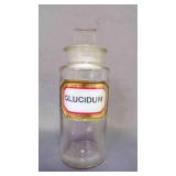 Label Under Glass Apothecary Jar Medical Chemist