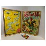 Vintage Milton Bradley Game of Round Up Board Game