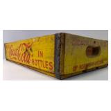 Wood Coca-Cola Soda Pop Crate 2 Dividers for 6