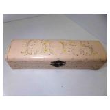 12" Victorian Celluloid Fan Box - Broken Clasp SEE