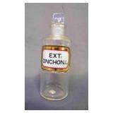 Label Under Glass Apothecary Jar Medical Chemist
