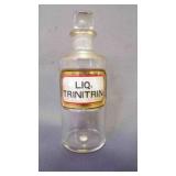 Label Under Glass Apothecary Jar Medical Chemist