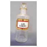Label Under Glass Apothecary Jar Medical Chemist