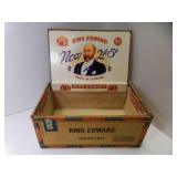 Oversized 4" Tall Vintage Cardboard King Edward