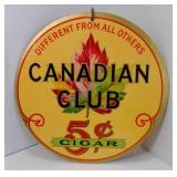 Vintage Canadian Club 5 Cent Cigar Advertising