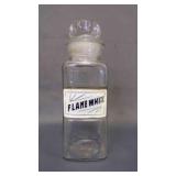 Label Under Glass Apothecary Jar Medical Chemist