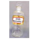 Label Under Glass Apothecary Jar Medical Chemist