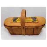 Original Springdale Brand Concord Grapes Wood