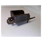 OLD Cast Iron Miniature Wheelbarrow Toy Rolls