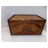 Vintage Wood Moosehead Canadian Lager Beer Crate