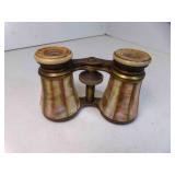 Antique Brass & Mother of Pearl Opera Glasses aka
