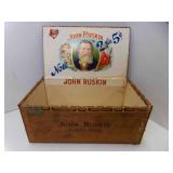 Oversized 4" Tall Vintage Wood King Edward Cigar